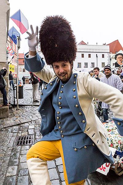 Carnival parade in Český Krumlov, 28th February 2017