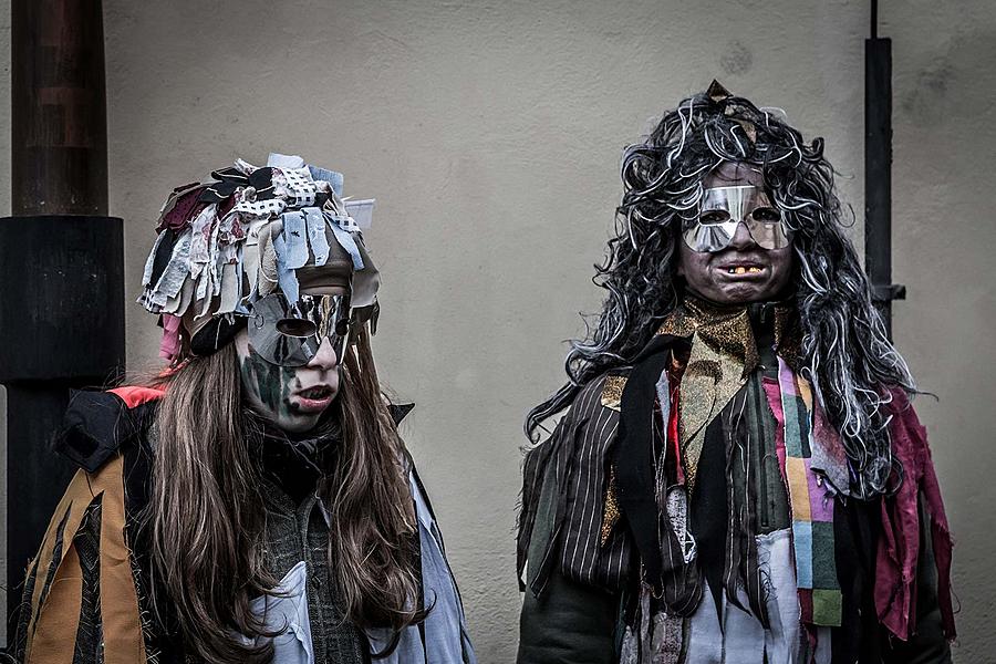 Carnival parade in Český Krumlov, 28th February 2017