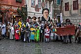 Carnival parade in Český Krumlov, 28th February 2017, photo by: Lubor Mrázek