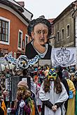 Carnival parade in Český Krumlov, 28th February 2017, photo by: Lubor Mrázek