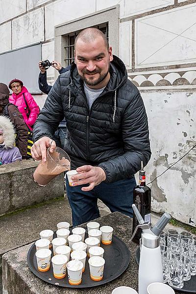 Carnival parade in Český Krumlov, 28th February 2017