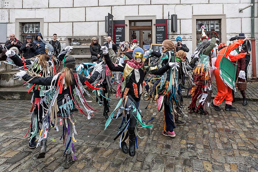 Carnival parade in Český Krumlov, 28th February 2017