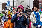 Carnival parade in Český Krumlov, 28th February 2017, photo by: Lubor Mrázek