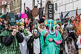 Carnival parade in Český Krumlov, 28th February 2017, photo by: Lubor Mrázek