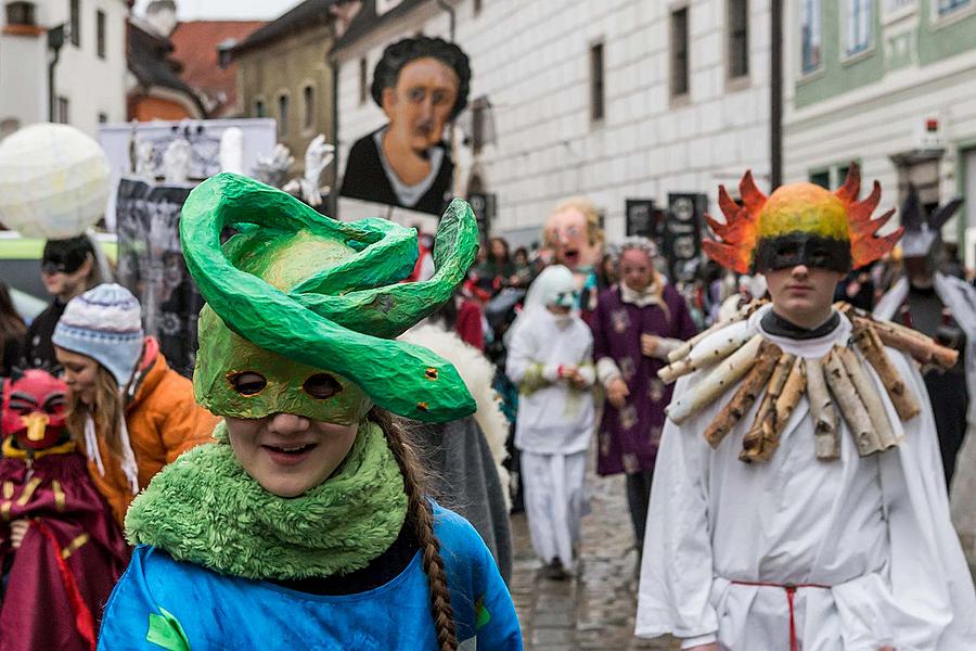 Karnevalsumzug, 28. Februar 2017, Fasching Český Krumlov