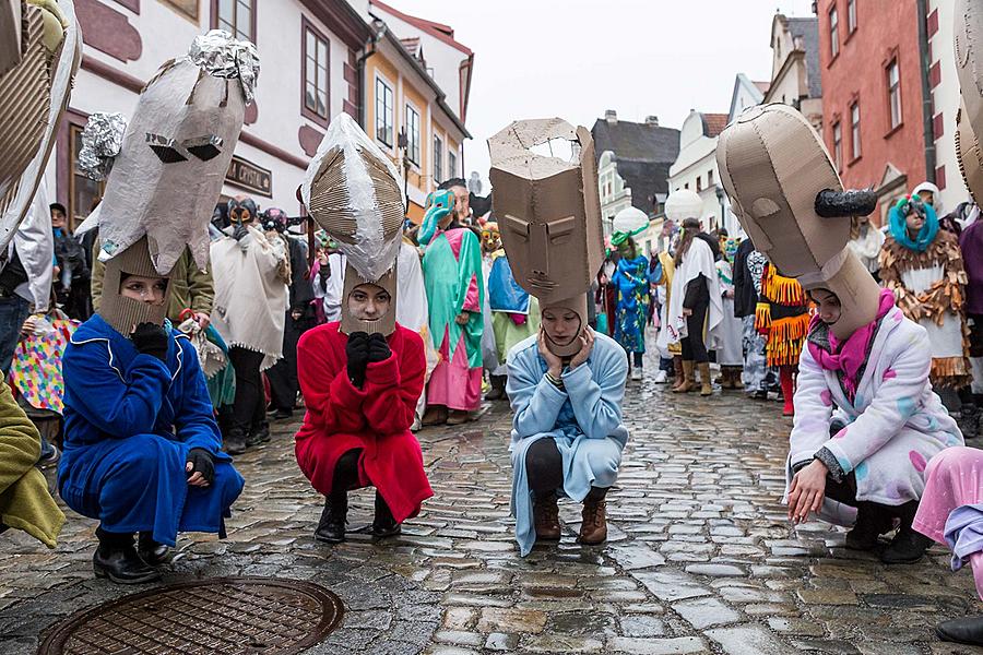 Karnevalsumzug, 28. Februar 2017, Fasching Český Krumlov