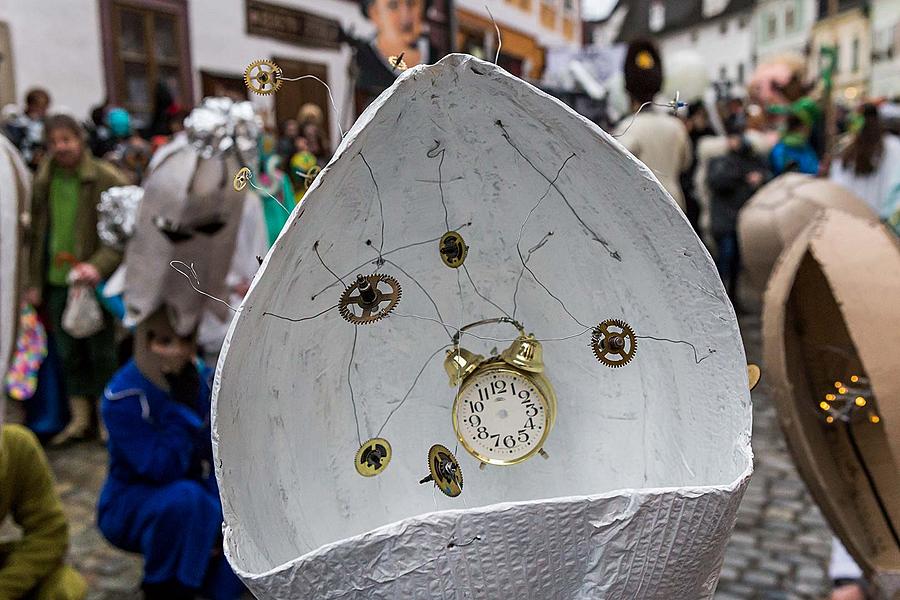 Carnival parade in Český Krumlov, 28th February 2017