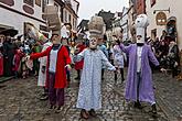 Carnival parade in Český Krumlov, 28th February 2017, photo by: Lubor Mrázek