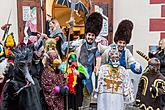 Carnival parade in Český Krumlov, 28th February 2017, photo by: Lubor Mrázek