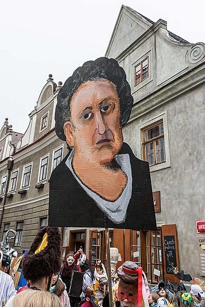 Carnival parade in Český Krumlov, 28th February 2017