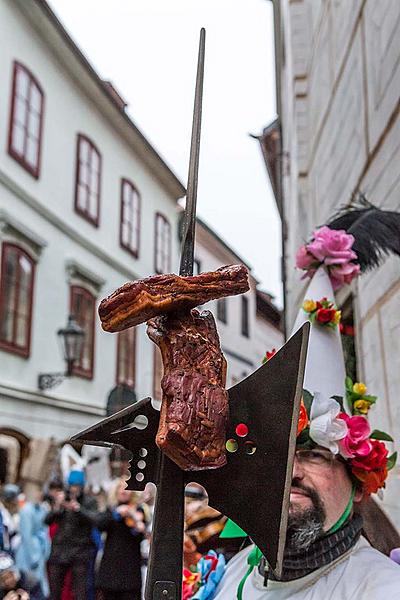 Masopustní průvod v Českém Krumlově, 28. února 2017