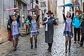 Carnival parade in Český Krumlov, 28th February 2017, photo by: Lubor Mrázek