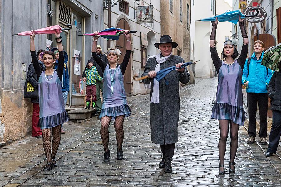 Carnival parade in Český Krumlov, 28th February 2017