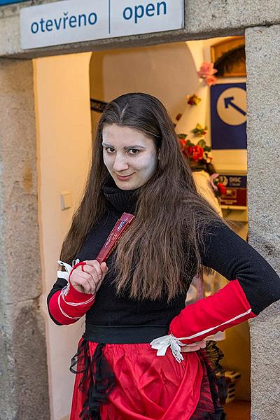 Carnival parade in Český Krumlov, 28th February 2017