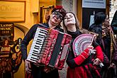 Carnival parade in Český Krumlov, 28th February 2017, photo by: Lubor Mrázek