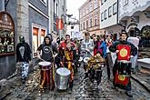 Carnival parade in Český Krumlov, 28th February 2017, photo by: Lubor Mrázek