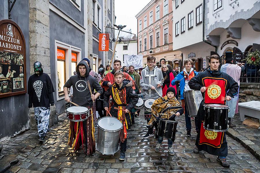 Carnival parade in Český Krumlov, 28th February 2017