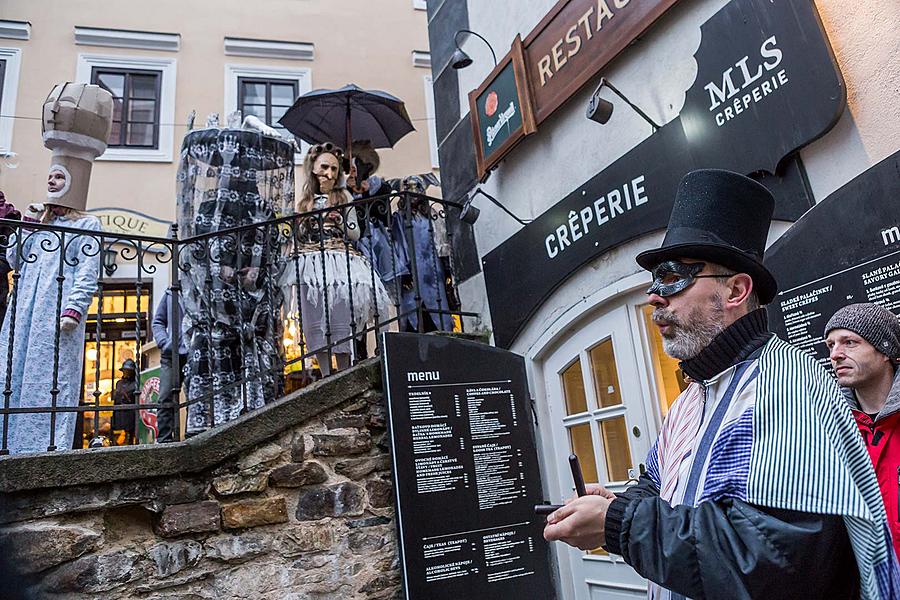 Carnival parade in Český Krumlov, 28th February 2017