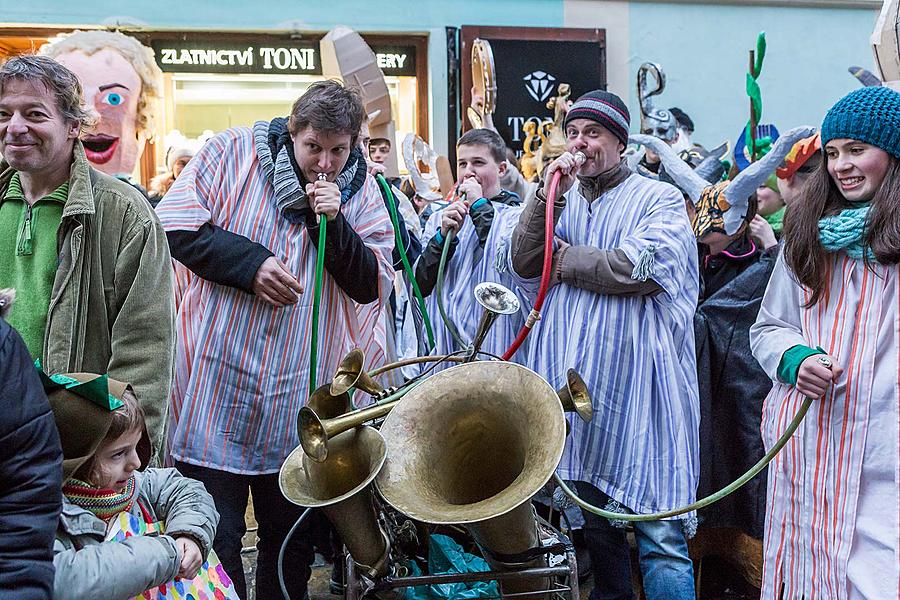 Karnevalsumzug, 28. Februar 2017, Fasching Český Krumlov