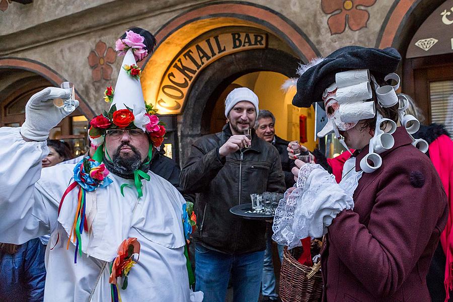 Masopustní průvod v Českém Krumlově, 28. února 2017