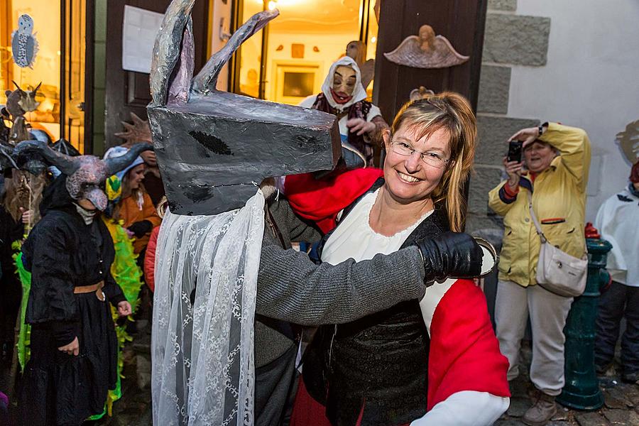 Carnival parade in Český Krumlov, 28th February 2017