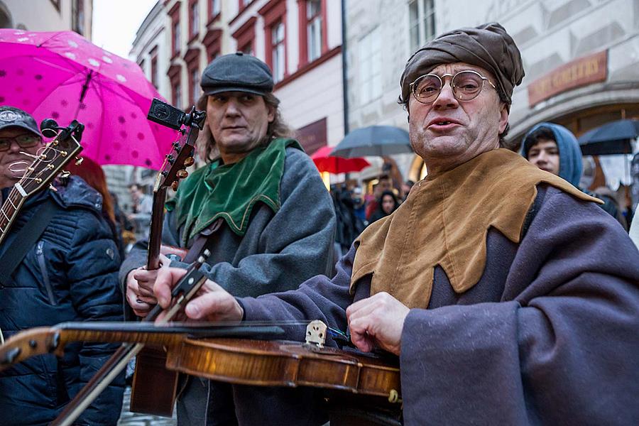 Carnival parade in Český Krumlov, 28th February 2017