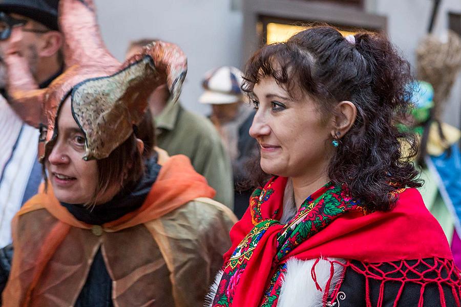 Carnival parade in Český Krumlov, 28th February 2017