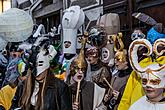 Carnival parade in Český Krumlov, 28th February 2017, photo by: Lubor Mrázek