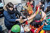 Carnival parade in Český Krumlov, 28th February 2017, photo by: Lubor Mrázek