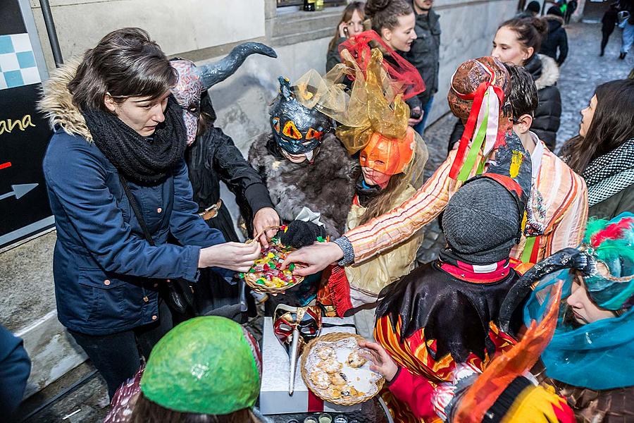 Karnevalsumzug, 28. Februar 2017, Fasching Český Krumlov