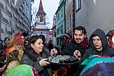 Carnival parade in Český Krumlov, 28th February 2017, photo by: Lubor Mrázek