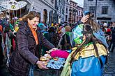 Carnival parade in Český Krumlov, 28th February 2017, photo by: Lubor Mrázek