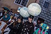 Carnival parade in Český Krumlov, 28th February 2017, photo by: Lubor Mrázek