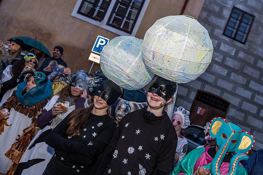 Carnival parade in Český Krumlov, 28th February 2017