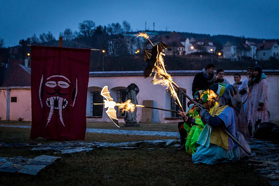 Masopustní průvod v Českém Krumlově, 28. února 2017