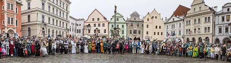 MasopustnÃ­ prÅ¯vod v ÄeskÃ©m KrumlovÄ, 28. Ãºnora 2017