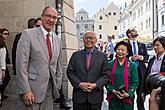 Návštěva prezidenta Republiky Singapur J. E. Dr. Tonyho Tana Kenga Yama v Českém Krumlově 26.5.2017, foto: Lubor Mrázek