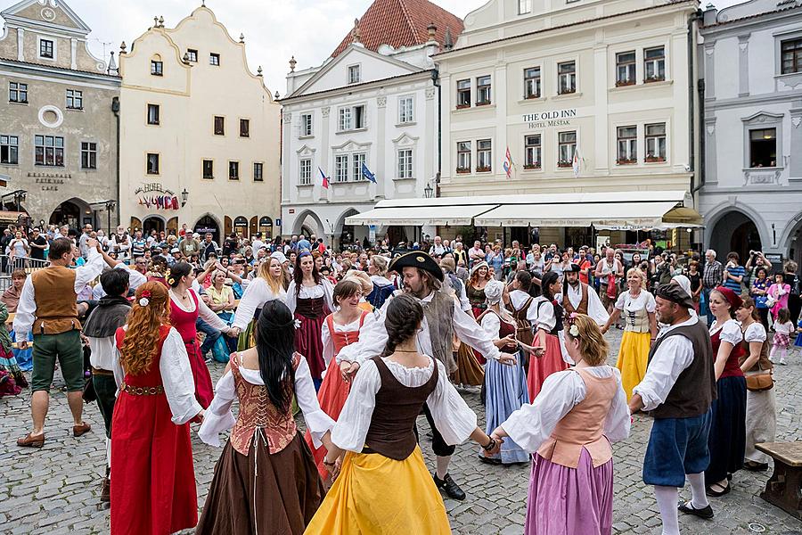 Fest der fünfblättrigen Rose ®, Český Krumlov, Freitag 16. 6. 2017