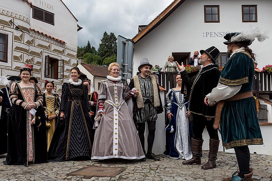 Five-Petalled Rose Celebrations ®, Český Krumlov, Saturday 17th June 2017