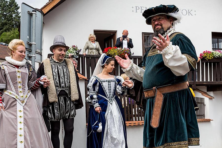 Fest der fünfblättrigen Rose ®, Český Krumlov, Samstag 17. 6. 2017