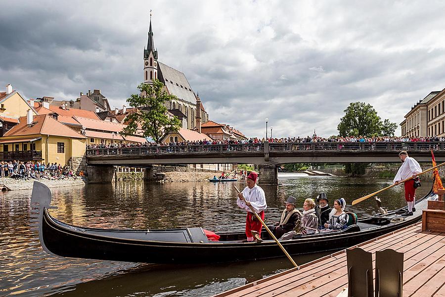 Slavnosti pětilisté růže ®, Český Krumlov, sobota 17. 6. 2017