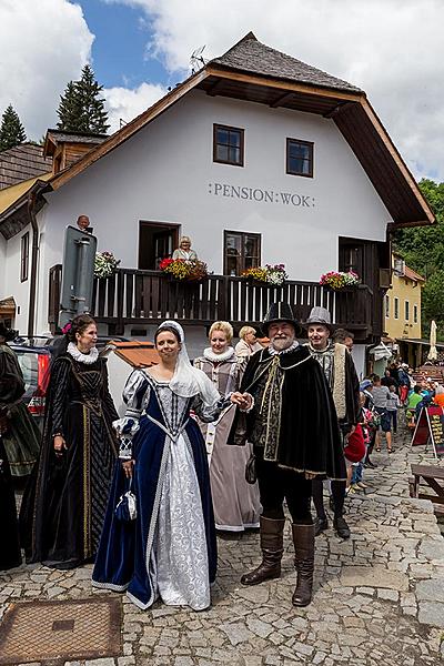 Fest der fünfblättrigen Rose ®, Český Krumlov, Samstag 17. 6. 2017