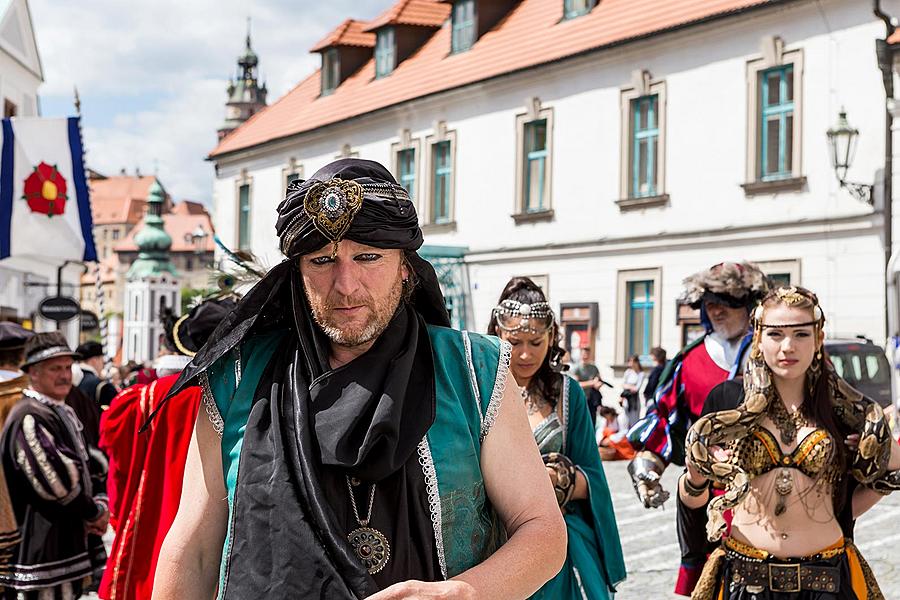 Slavnosti pětilisté růže ®, Český Krumlov, sobota 17. 6. 2017