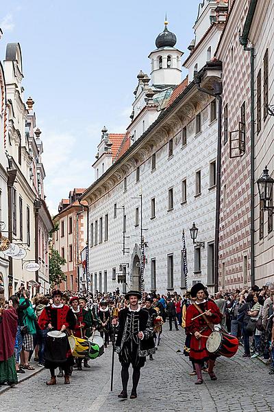 Slavnosti pětilisté růže ®, Český Krumlov, sobota 17. 6. 2017