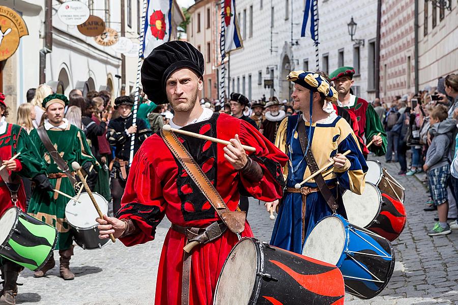 Five-Petalled Rose Celebrations ®, Český Krumlov, Saturday 17th June 2017