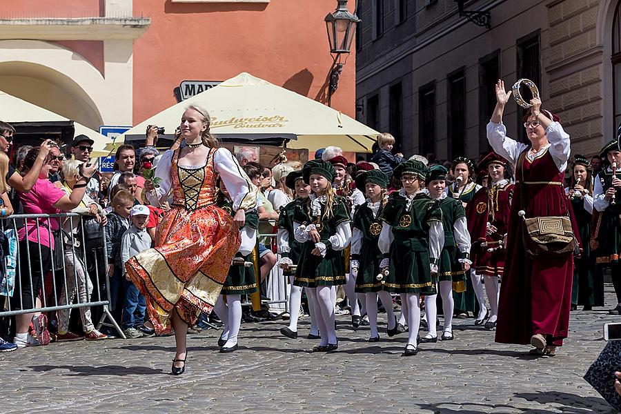 Slavnosti pětilisté růže ®, Český Krumlov, sobota 17. 6. 2017