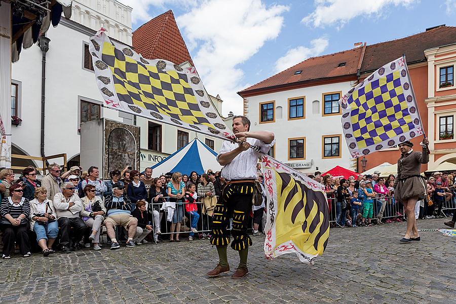 Slavnosti pětilisté růže ®, Český Krumlov, sobota 17. 6. 2017