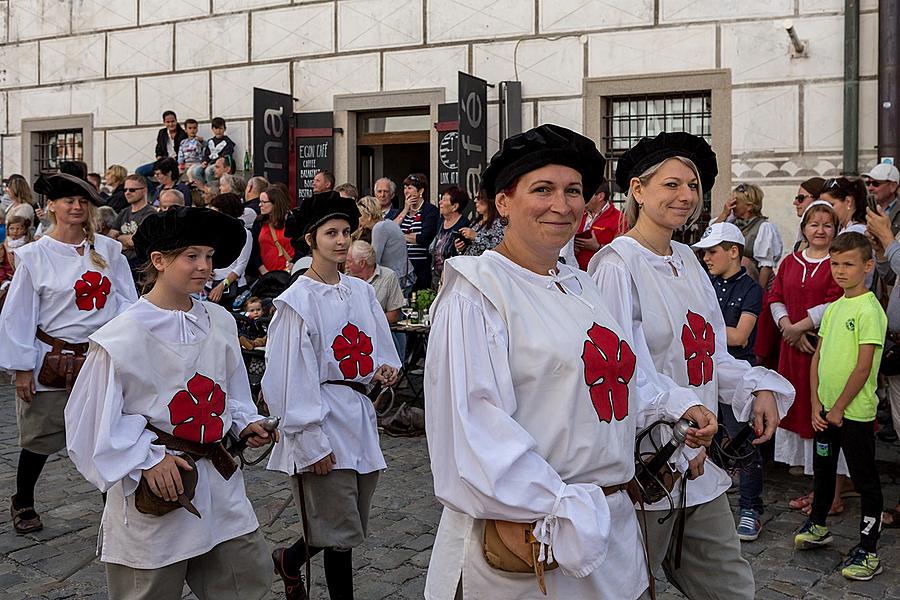 Fest der fünfblättrigen Rose ®, Český Krumlov, Samstag 17. 6. 2017