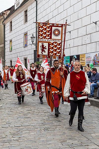 Slavnosti pětilisté růže ®, Český Krumlov, sobota 17. 6. 2017