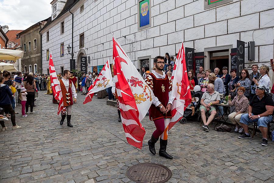 Fest der fünfblättrigen Rose ®, Český Krumlov, Samstag 17. 6. 2017